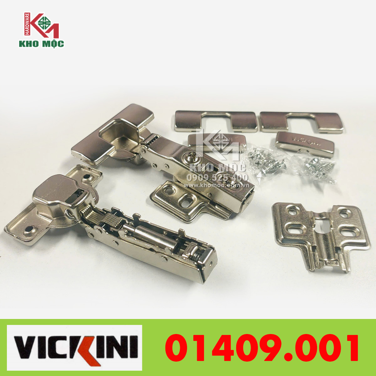 Bản Lề Bật Giảm Chấn Vickini – Giải Pháp Cho Cánh Tủ Góc Đóng Êm
