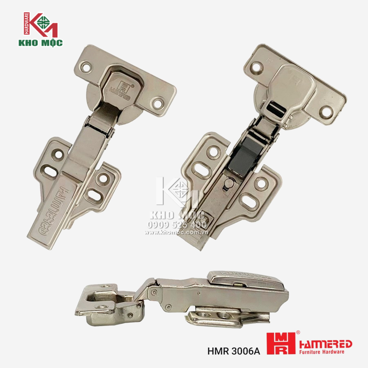 Bản Lề Giảm Chấn Cho Cánh Ván 25ly – Đóng Êm, Chắc Chắn Cho Cánh Tủ Dày