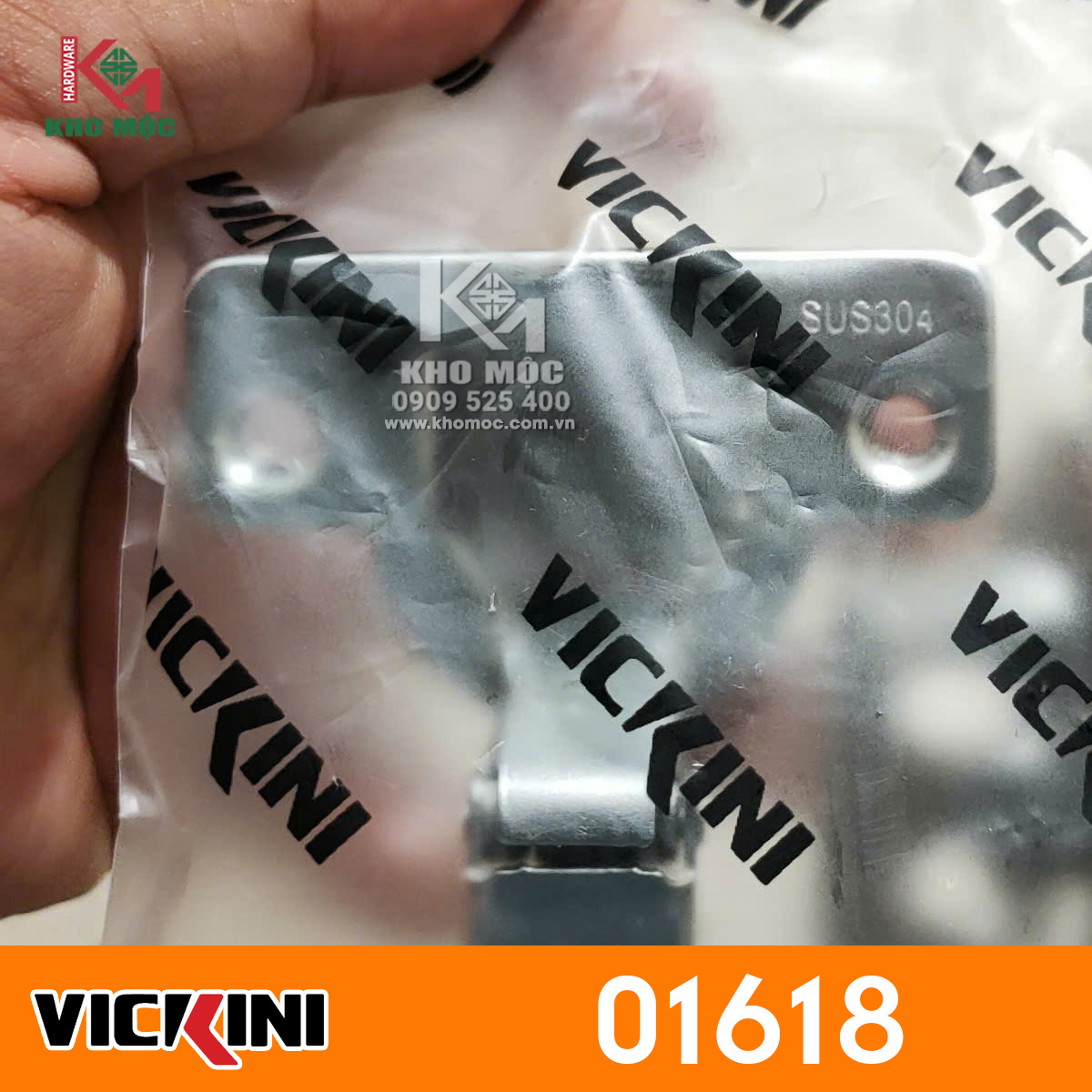 Bản Lề INOX Giảm Chấn – Đóng Êm, Hạn Chế Va Đập, Phù Hợp Tủ Bếp Và Nội Thất