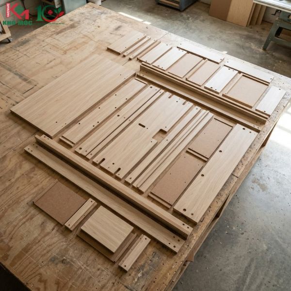 Cắt CNC Giường Ngủ MDF Theo File Chính Xác Cho Xưởng | Kho Mộc