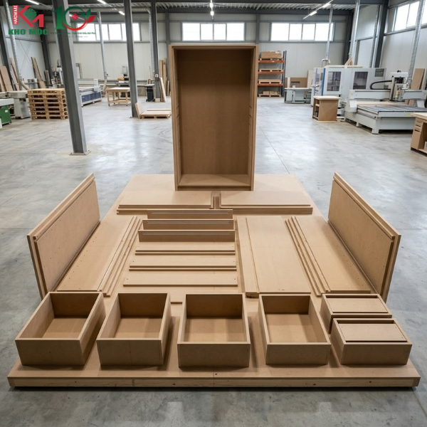Cắt CNC Tủ Rượu MDF Theo File Chính Xác Cho Xưởng Mộc | Kho Mộc