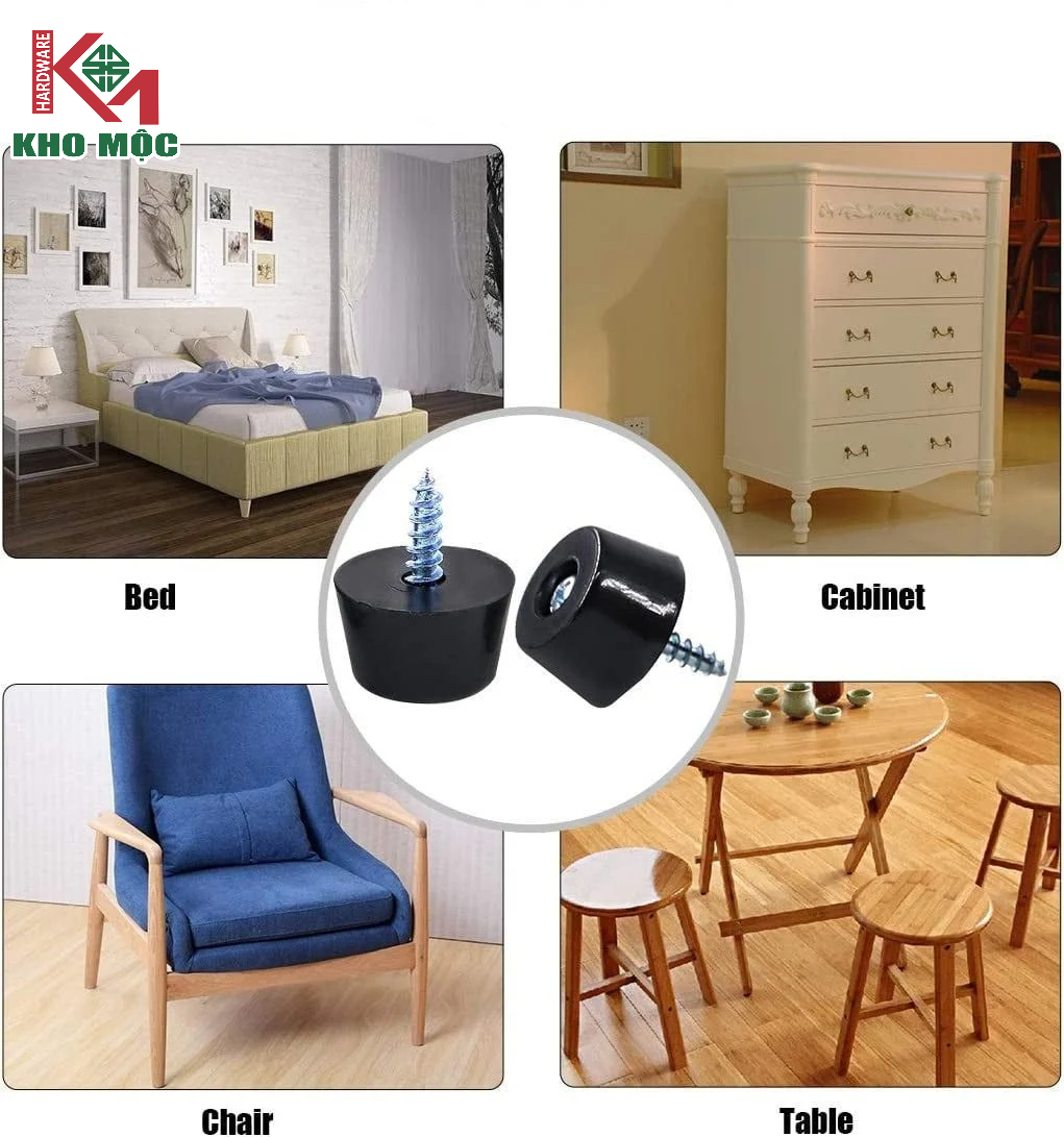 Đế Vít – Phụ Kiện Liên Kết Nhỏ Giúp Lắp Ráp Nội Thất Chắc Chắn Và Gọn Đẹp