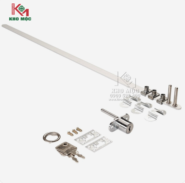 Khóa Dây 3 Ngăn – Giải Pháp Khóa Đồng Bộ Cho Tủ Hộc Kéo, Tủ Hồ Sơ