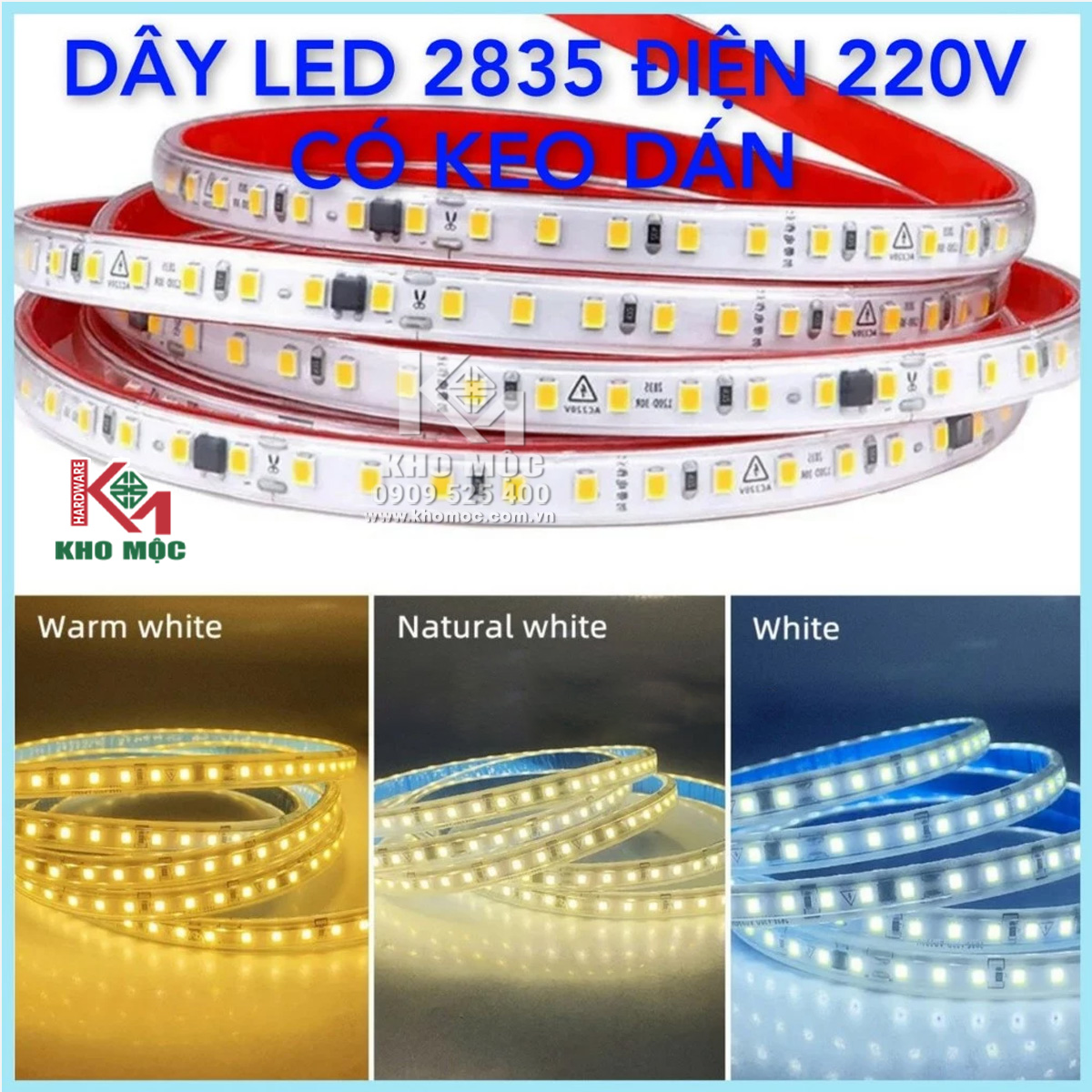 Dây Led Dán ĐIỆN 220V