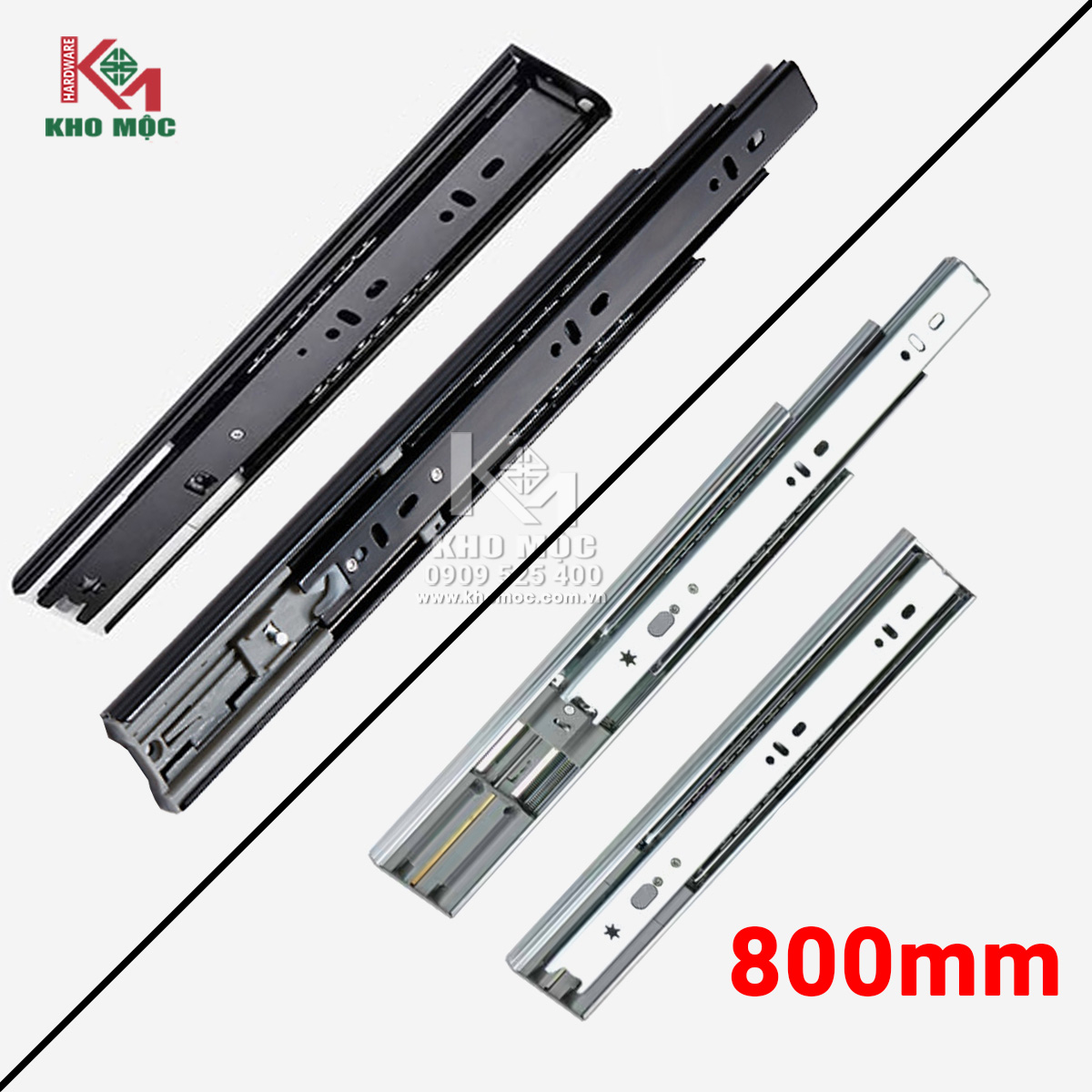 Ray Bi Giảm Chấn Dài 800mm